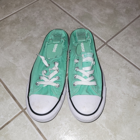 Green Converse Shoes - Picture 1 of 4